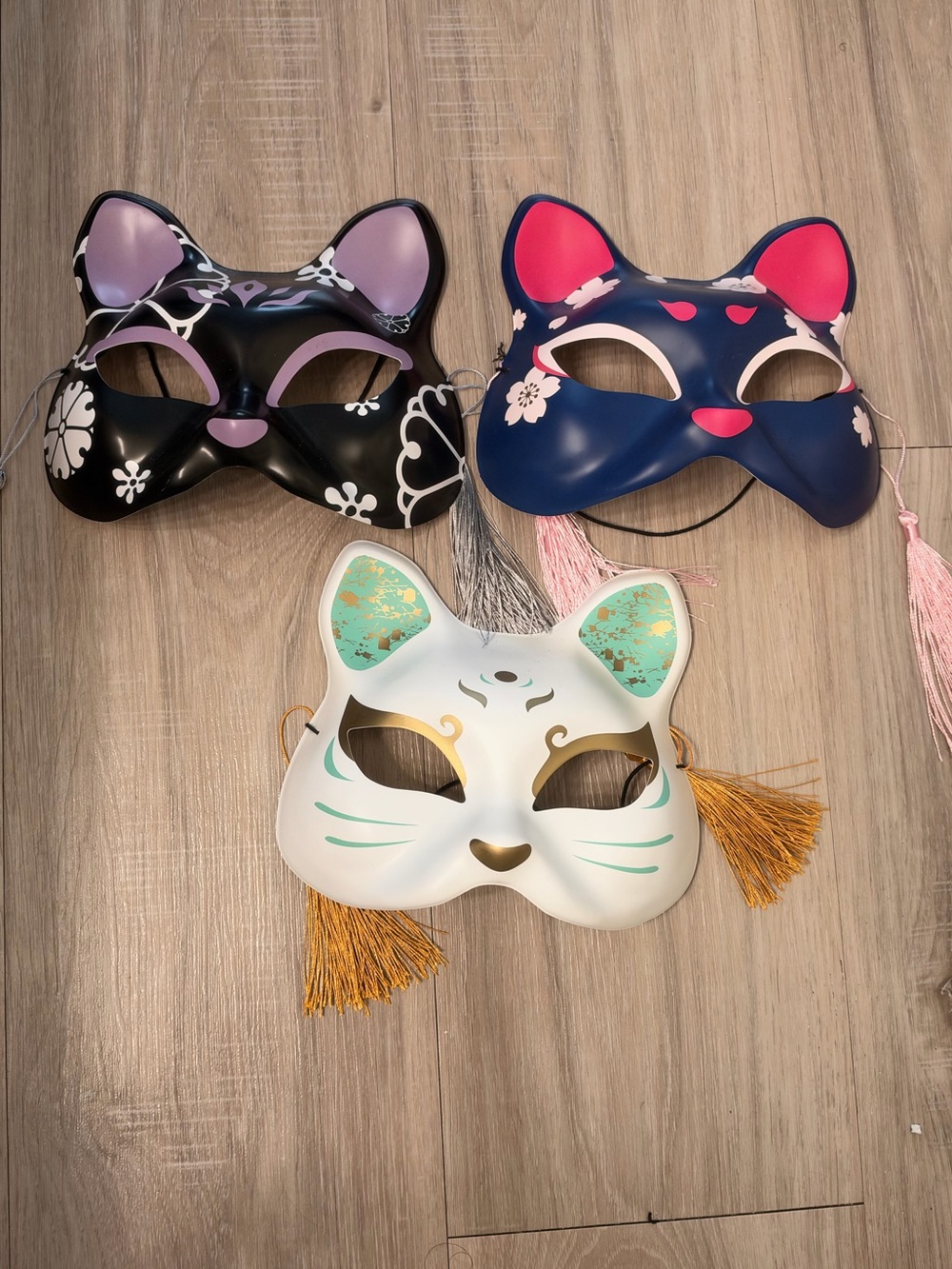Japanese Neko kitsune mask (cat)